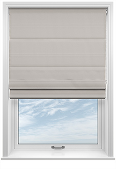 Medina, Silver - Twist&Fit Roman Blind